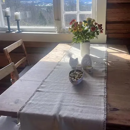 Historic Log With Views Of Jotunheimen * Heggenes